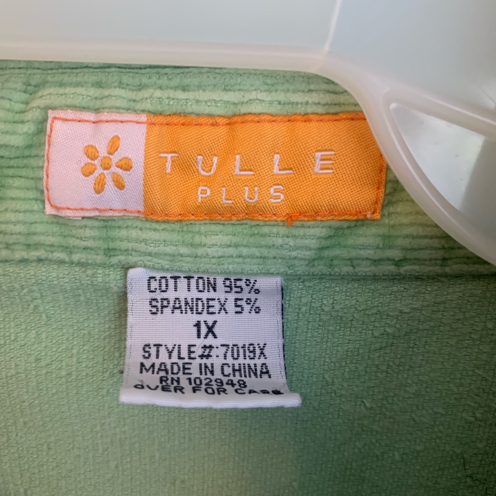 Tulle Light Green Utility Jacket - Picture 3 of 4